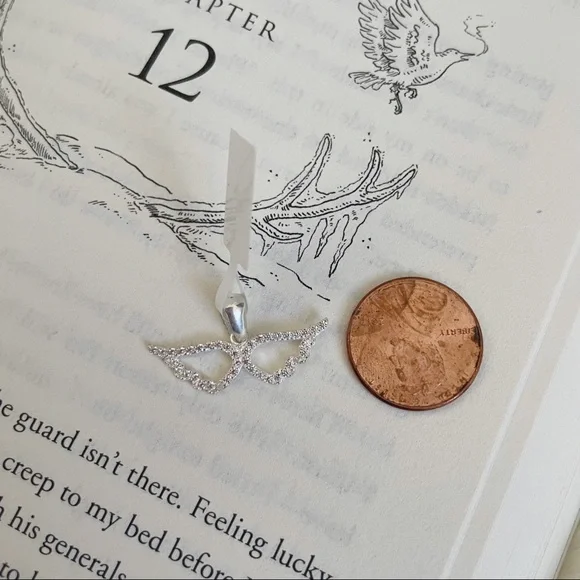 NWT 😇 925 Sterling Silver Angel Wings Pendant - Picture 3 of 3